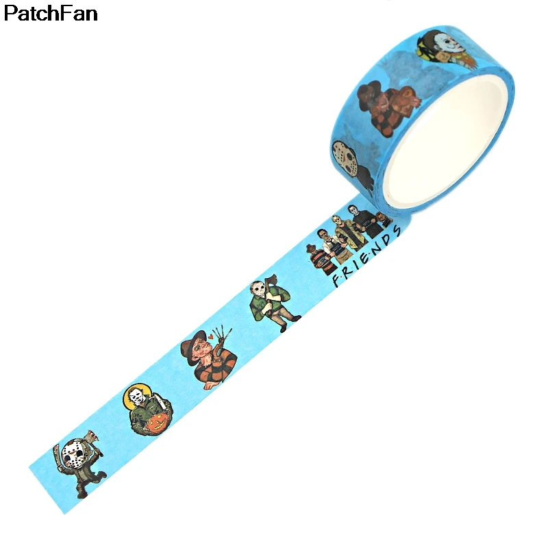 Patchfan Four killers мультфильм DIY Скрапбукинг липкий клей Васи бумага маскирующая лента печатные узоры наклейки A2684