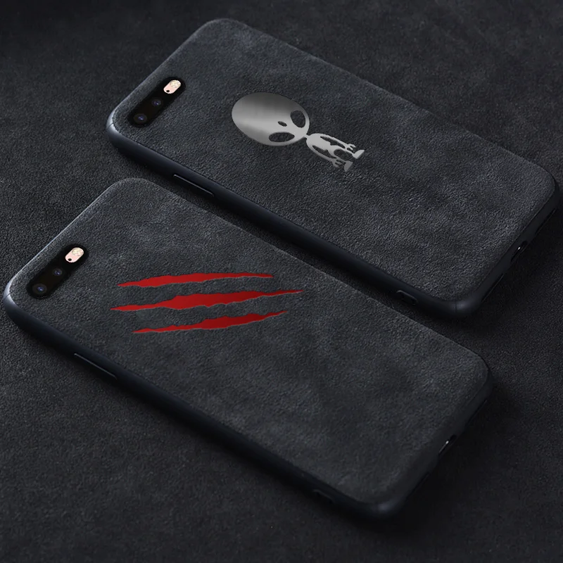 Замшевый Меховой чехол для телефона iPhone 8plus 7plus X XR XS Max 8 7 6 6s Plus тонкий Матовый
