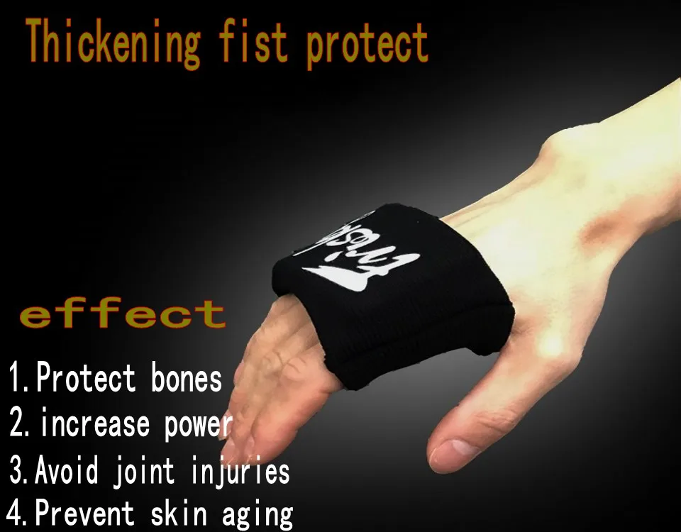 2 шт./лот Толстая рука кулак пиковая защитная накладка гель MMA тхэквондо бокс джаб тренировка запястья SBR тхэквондо цифровой шарнир Поддержка