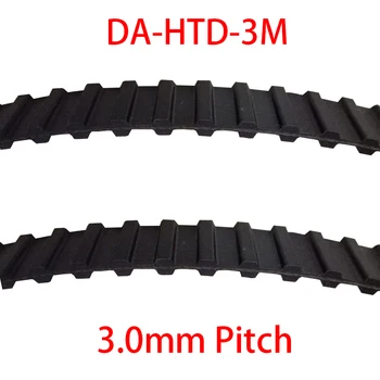 

DA HTD 885-3M 900-3M 590 600 ARC Double Side Tooth 885mm 900mm Girth 6mm 10mm 15mm 20mm Width 3mm Cogged Synchronous Timing Belt