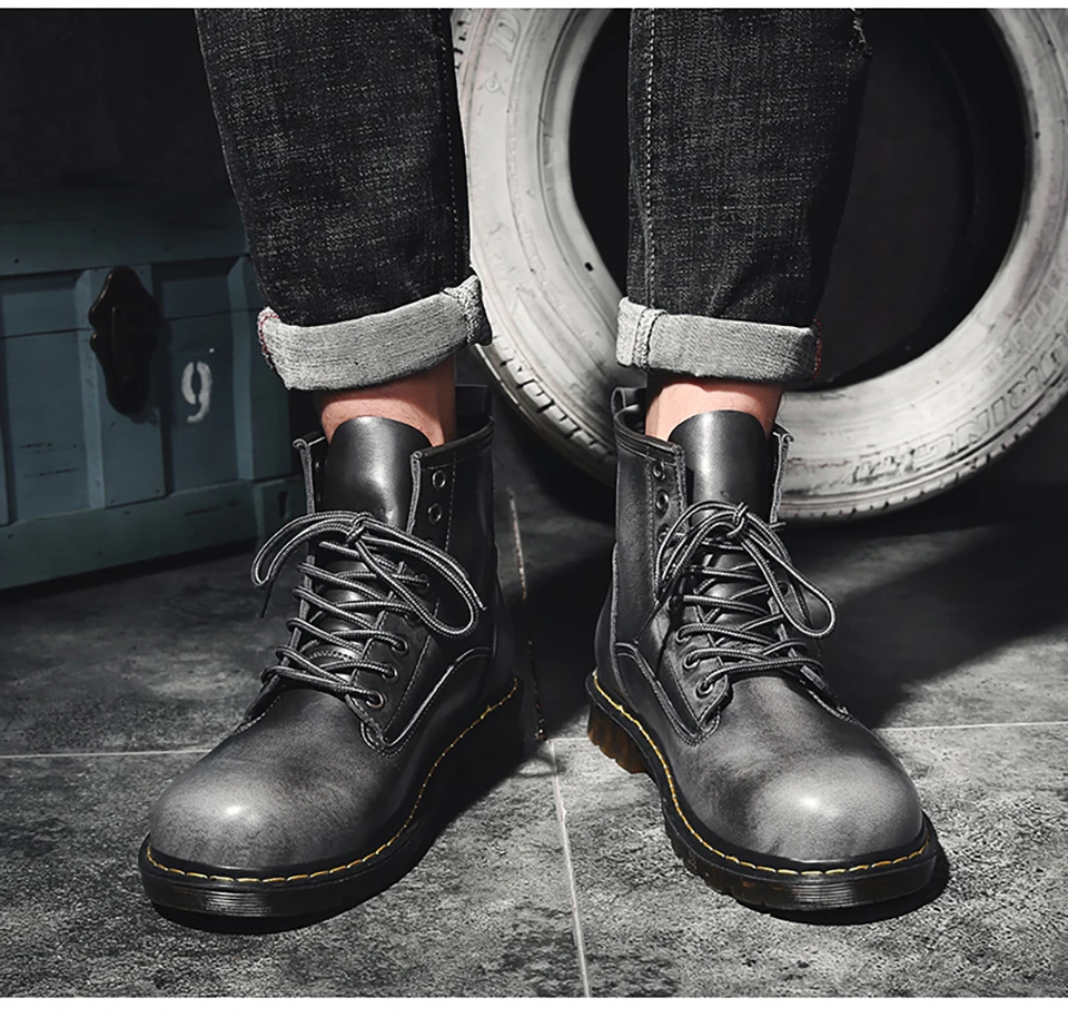 39-47; кожаные ботинки; бренд года; удобные модные повседневные ботинки;# NXH89027