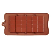 

24Cavity Silicone Chocolate Molds Cake Bakeware Kitchen Baking Tools Candy Maker Sugar Mould Bar Block Ice Tray Cake Accessories