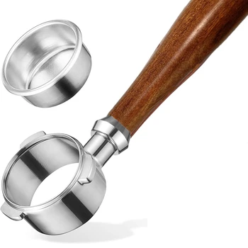 

Hot 54mm Coffee Bottomless Portafilter for Breville Barista Series with 1 Cup Filter Basket Replacement Espresso Machine