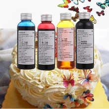 Изысканное производство 100 мл x 4 шт Универсальные съедобные чернила для канона Epson Для Торт Дом DIY для пищевых чернил использовать для торта съедобные чернила