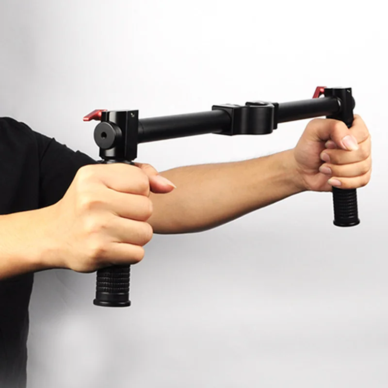 

Universal Joint Stabilizer Double Handle Hand Held Bracket Kit Professional Photography Accessories Hi 888
