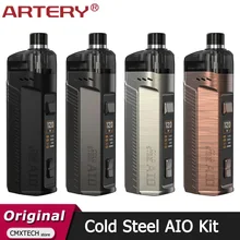 AIO-cigarrillo electrónico original Artery, vaporizador de acero frío, Cartucho Pod de 4ML, 120W, versión XP y RBA