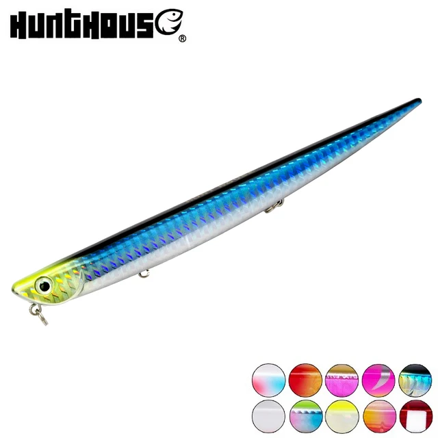 US $4.06 hunthouse sinking pencil Bay RUF MANIC FISH stickbait fishing lure long casting 99mm 18.5g sea bass