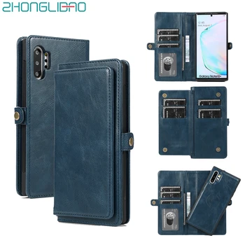 

S9 Flip Wallet Leather Case for Samsung Galaxy S20 Ultra S8 S9 S10 E Note 8 9 10 Plus + A10 A20 A30 A40 A50 S A70 A51 A71 Cover