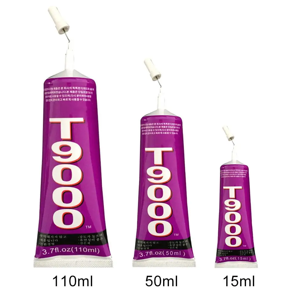 

T-9000 Manual DIY Transparent Soft Glue Mobile Phone Metal Screen Frame Repair Universal Glue Fix Phone Screen 15ML-110ML