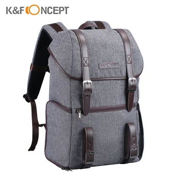 

K&F CONCEPT Large Capcity Camera Backpack Photography Storager Bag for SLR DSLR Camera Laptop Grey