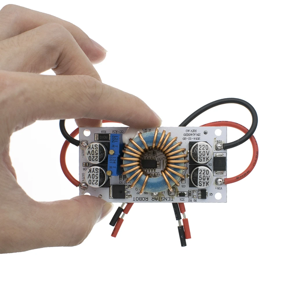 TENSTAR робот 1 шт. DC-DC повышающий преобразователь постоянного тока мобильный источник питания 10A 250 Вт Светодиодный драйвер Повышающий Модуль