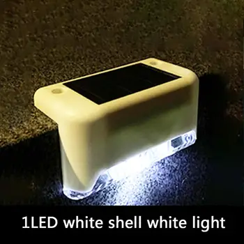 

Solar Stairs LED Deck Light Waterproof Path Stair Wall Light WarmWhite RGB Solar Lamp Garden Landscape Balcony Fence Solar Light