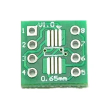 

10pcs/lot TSSOP8 SSOP8 SOP8 to DIP8 PCB SOP-8 SOP Transfer Board DIP Pin Board Pitch Adapter In Stock