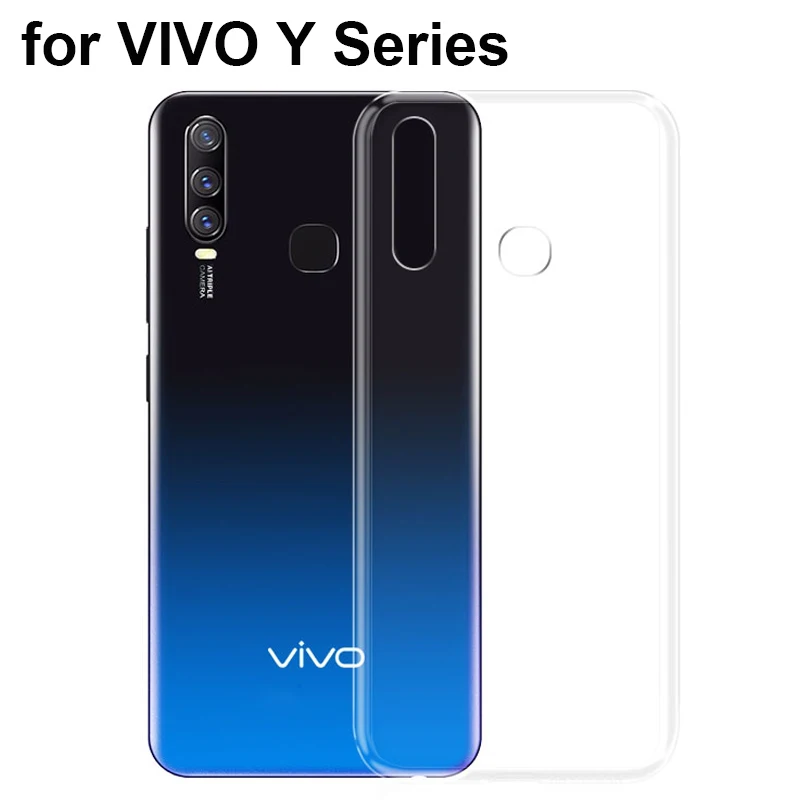 Durable Anti-Scratch Dropproof Clear Transparent Silicone TPU Case For VIVO U3X U10 Y17 Y3 Y97 Y95 Y93 Y91 Y85 Y75 Y66 Cover | Мобильные