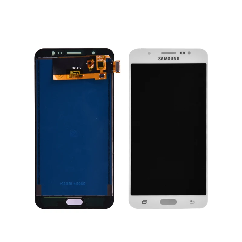 J710 ЖК-дисплей для Samsung Galaxy J7 J710 SM-J710F J710M J710H J710FN ЖК-дисплей Дисплей кодирующий преобразователь сенсорного экрана в сборе - Цвет: Белый