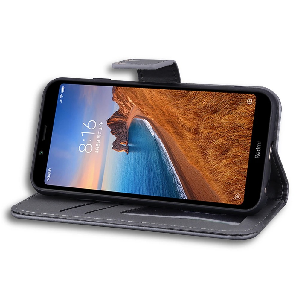 Кожаный чехол-книжка для xiaomi Redmi 7A, чехол для xiaomi Redmi 8A, Note 7, Note 8, Pro, чехол, чехол с рисунком животных, кошелек, чехол для телефона s
