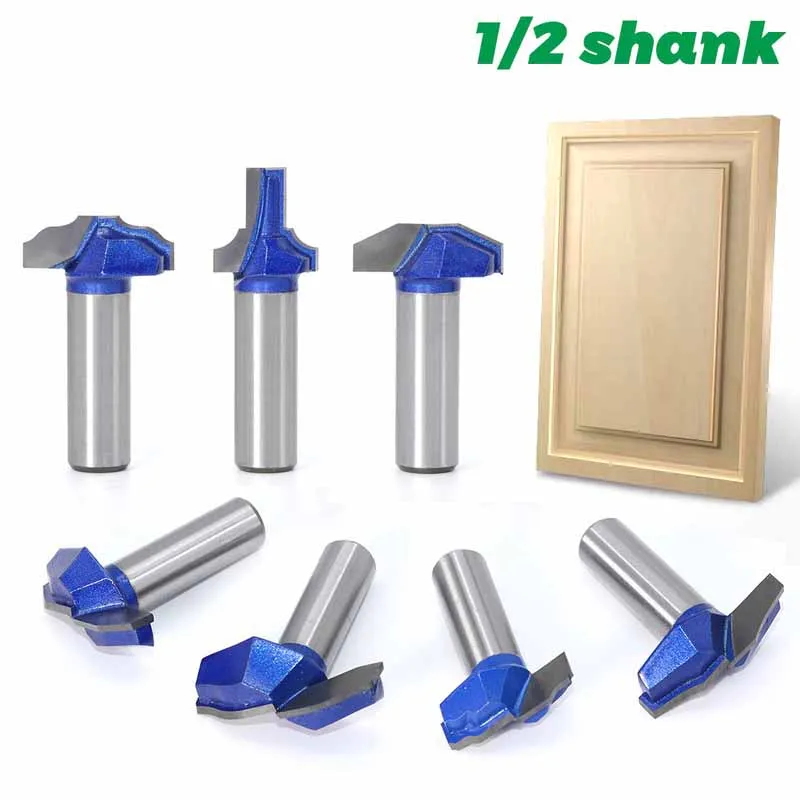 

1Pcs 1/2 "Shank Straight Electric Woodworking Router Bit Door Plate Trimming Head Carpenter Milling Cutter Cutting