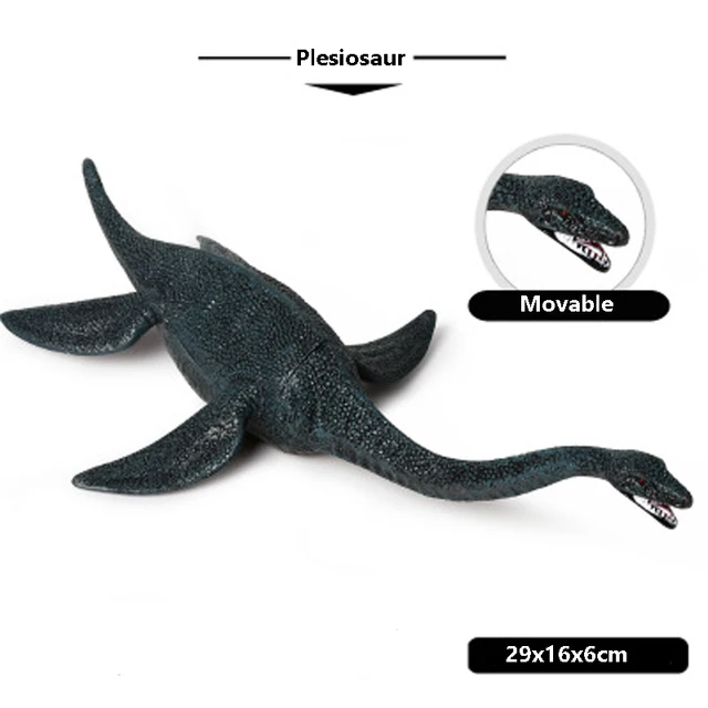 Large single sale Educational toys Prehistoric marine model marine dinosaur Deng's fish plesiosaur animal model toys 5