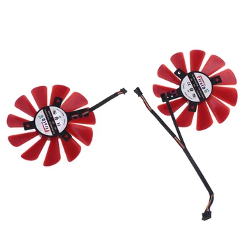 

2pcs 85mm RX-570-RS RX-580-RS FD10U12S9-C Fan for XFX RX470 RX570 RS RX580 RS 35EA