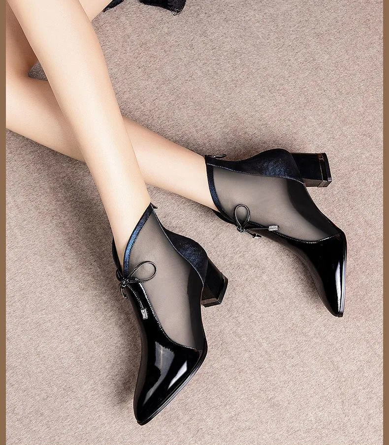 Sandalias/женские летние туфли-лодочки на высоком каблуке с острым носком; пикантные женские летние туфли на высоком каблуке; дышащие женские туфли-лодочки; Mujer