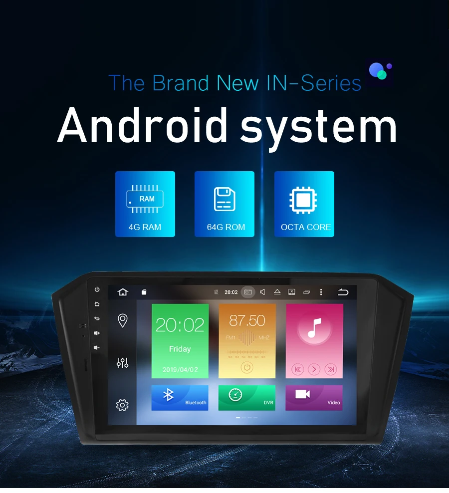 Cheap Android 9.0 car Radio Multimedia DVD Player For Volkswagen Passat Magotan 2015-2017 Auto GPS Navigation Stereo Video Stereo 0