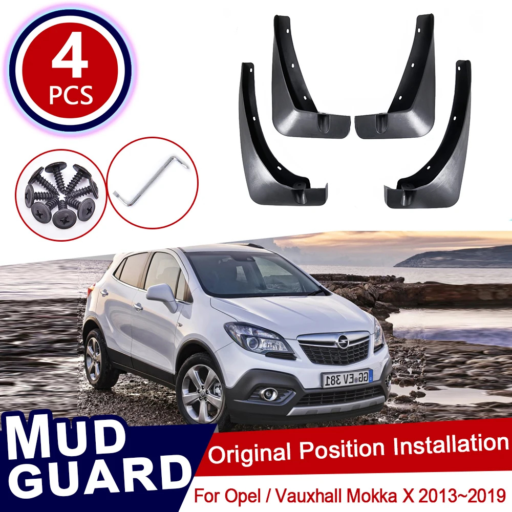 Для Opel Vauxhall Mokka X 2013 ~ 2019 Buick Encore Автомобильные Брызговики передние задние