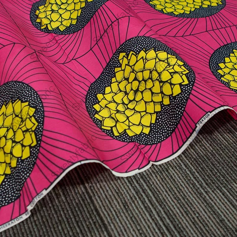 Flower Wax Fabric 3