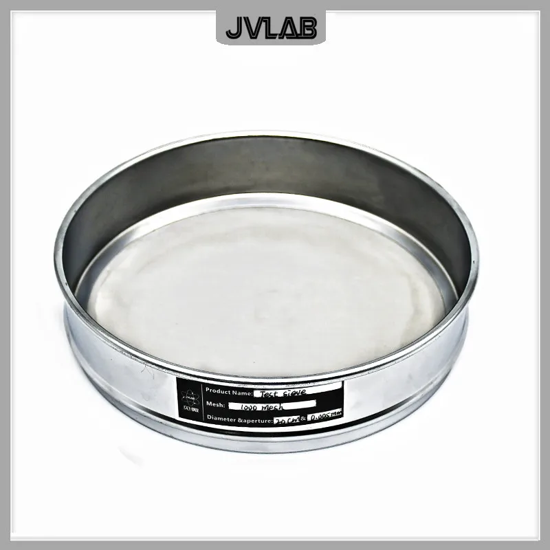 Analysis Sieve Sampling Inspection Standard Lab Test 304 SUS Filter Mesh Chroming Frame Diameter 200 mm Pore Size 0.008 |