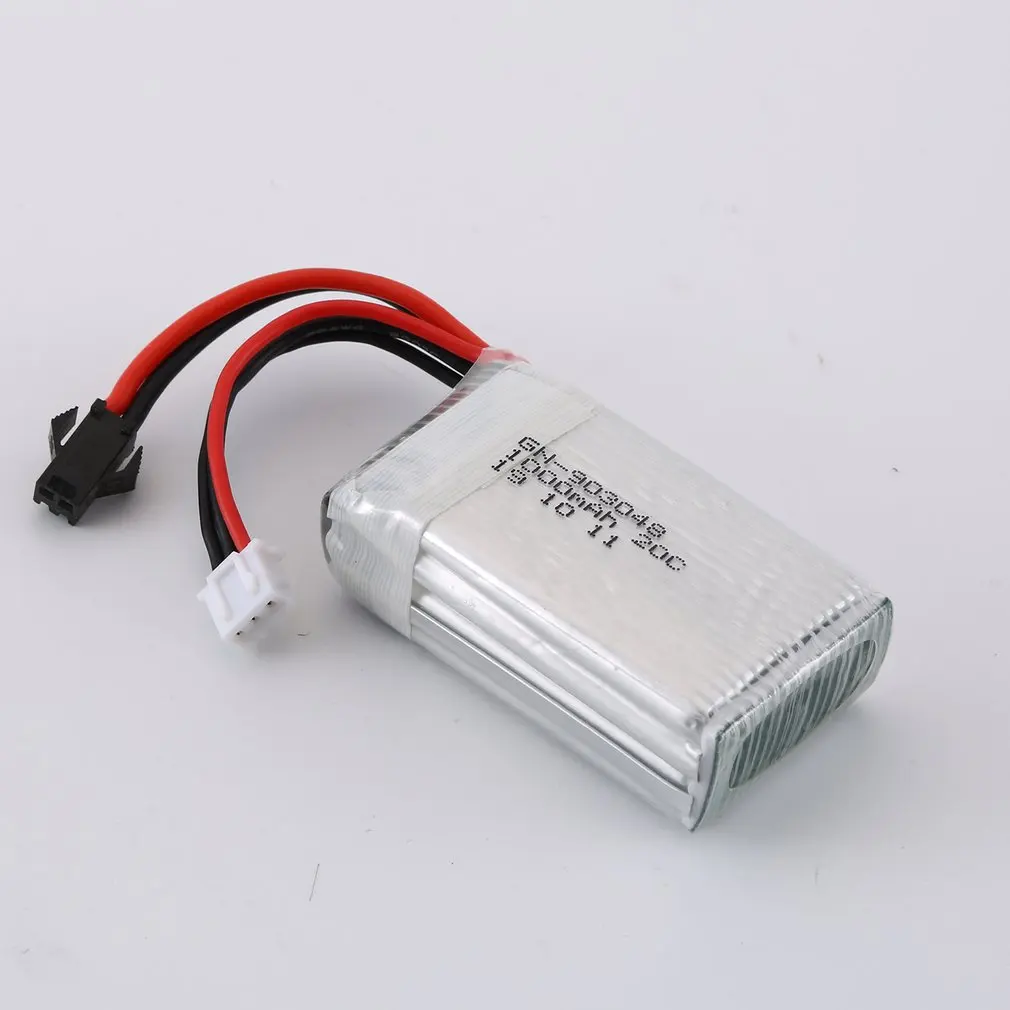 7.4V 1000mAh Rechargeable Battery Drone Lipo Battery RC Lithium Battery Lion Battery for Udi U818S/U842 RC Helicopter Set