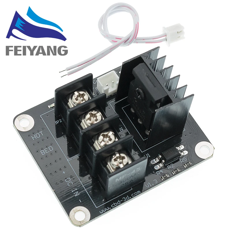 Новая плата расширения MOSFET для 3D-принтера модуль электропитания Anet A8 A6 A2 Compate Black