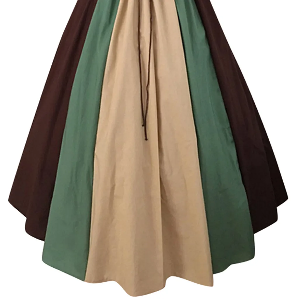 Модное Новое Женское готическое платье, средневековое винтажное готическое лоскутное кружевное сексуальное платье с вырезом лодочкой, лоскутное платье для знаменитостей, вечерние платья
