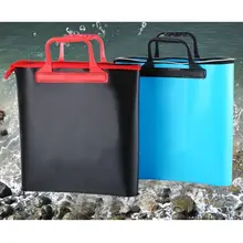 Практичная рыболовная корзина для хранения сумка Толстая Многофункциональный складной водонепроницаемость Высокое качество Ева сумки из натуральной кожи чехол для рыбалки Шестерни