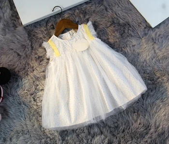 

Summer New Fashion Girls' Little Kids Fresh Sweet Fairy Princess Gauze Lace Dress 80-120 Baby