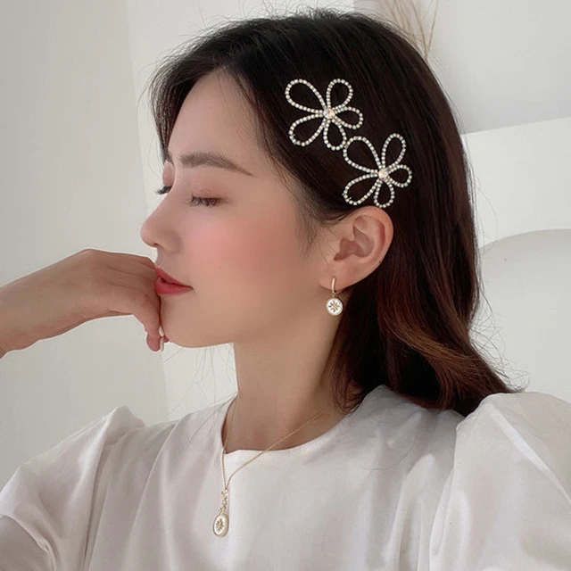 Simulated Pearl Hair Clips For Women Korean Women Hairpins Girl