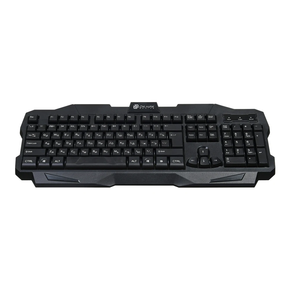 Клавиатура Oklick 757G MADNESS черный USB for gamer LED