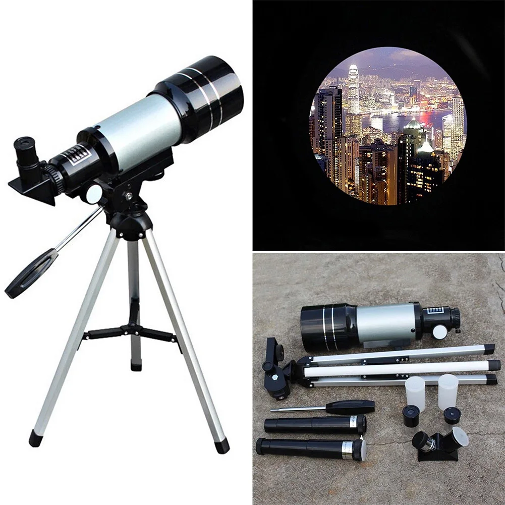  F30070M With Tripod Portable Camping Monocular Space Astronomical 150X Night View Travel Multifunct