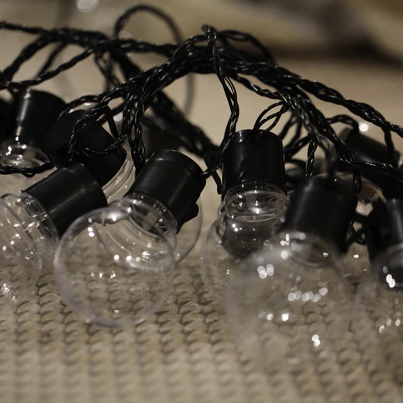 Outdoor String Edison LED Bulb IP44 Transparent Colorful Romantic Atmosphere Holidays Decorative