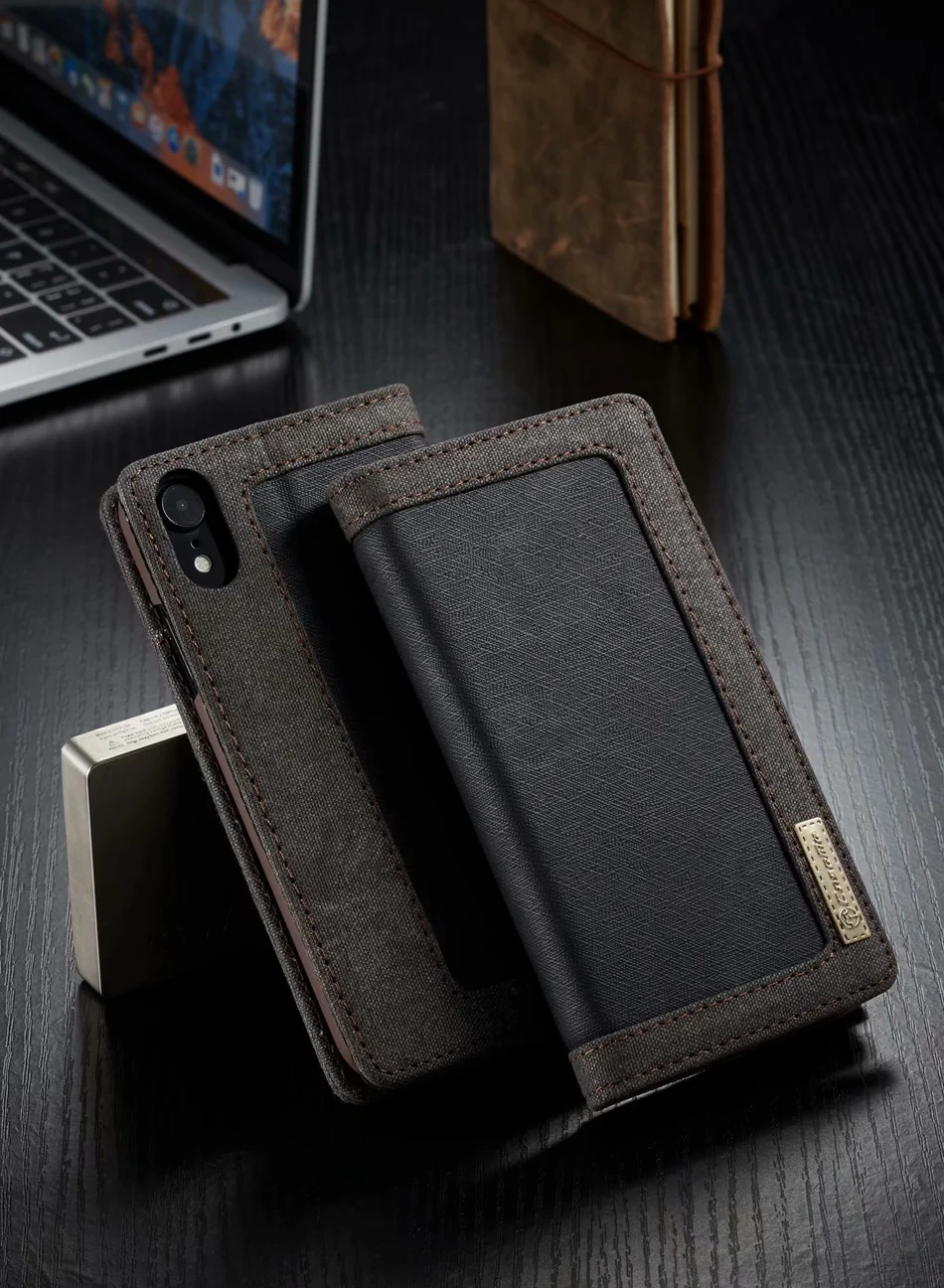 CaseMe-кошелек, Джинсовый чехол для IPhone 11 Pro X XS Max XR, Магнитный слот для карт, Ретро кошелек, сумка, чехол для IPhone 6S 7 8 Plus 5SE, чехол