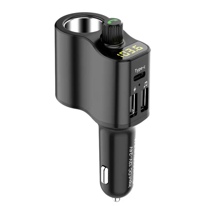 3USB автомобильное зарядное устройство Автомобильный MP3-плеер Многофункциональный Bluetooth fm-передатчик приемник автомобильный прикуриватель