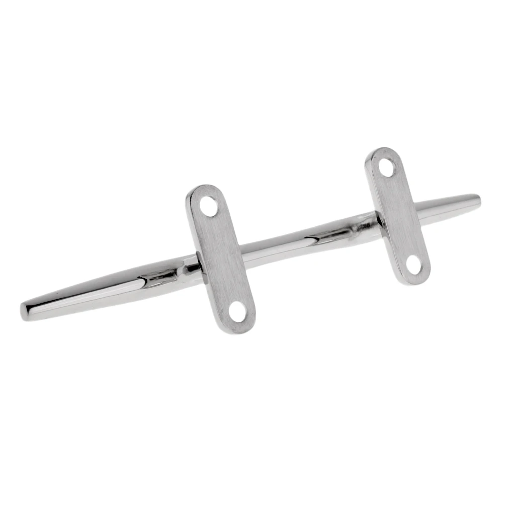 4 Inch(100mm) Heavy Duty 316 Stainless Steel Open Base Dock Cleat Marine Boat Mooring Dolphin Deck Cleat