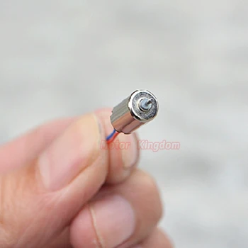 

6mm*10mm Mini Tiny Coreless Motor DC 1.5V~3V 36000RPM Ultrahigh Speed Micro Electric Motor DIY Drone Toy Model