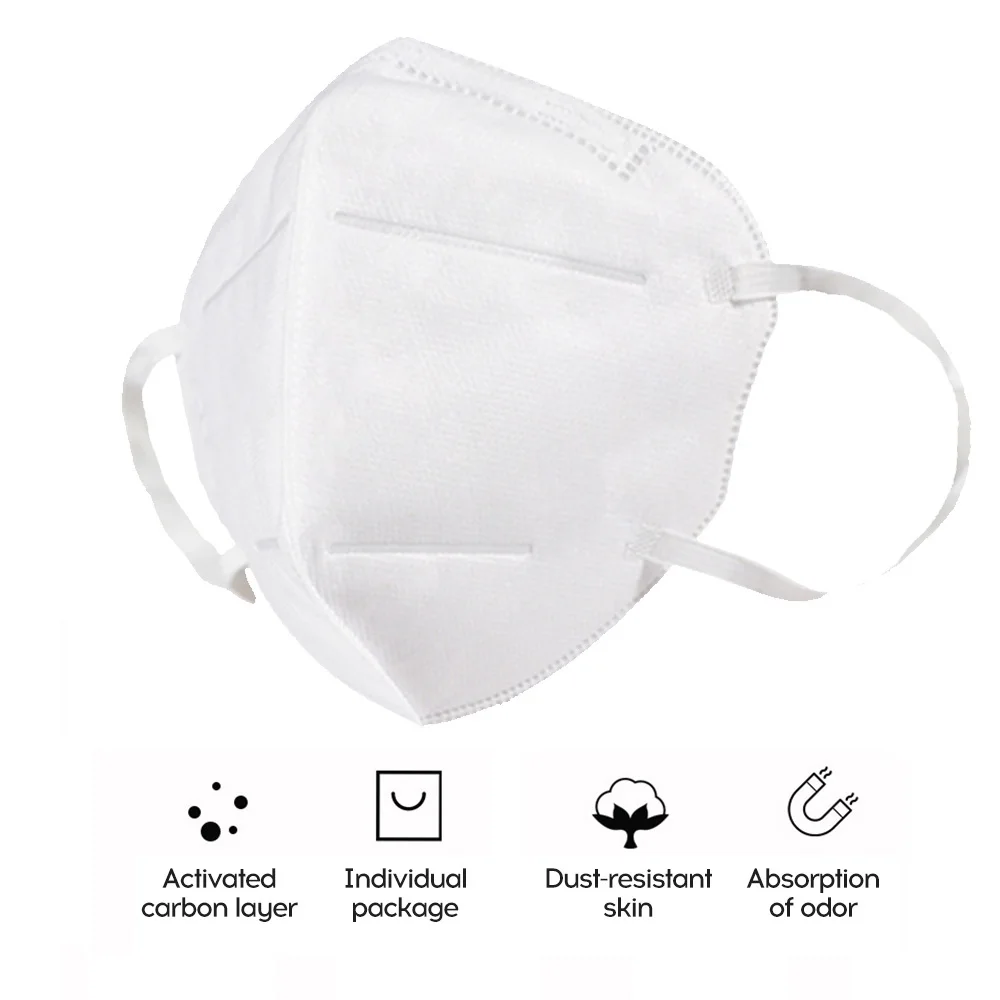 

20PCS Mask N95 Face Mask Anti PM2.5 Anti Particle Masks Protection Dustproof Mouth Fliters Dropshipping Wholesale Masks KN95
