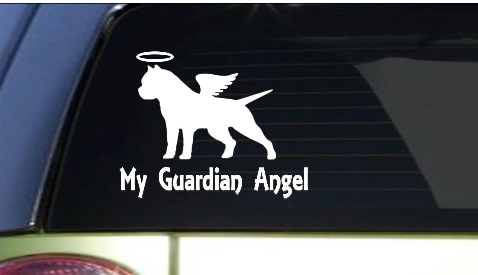 My Guardian Angel pitbull " стикер наклейка питбулл Американский bully стикер на окно