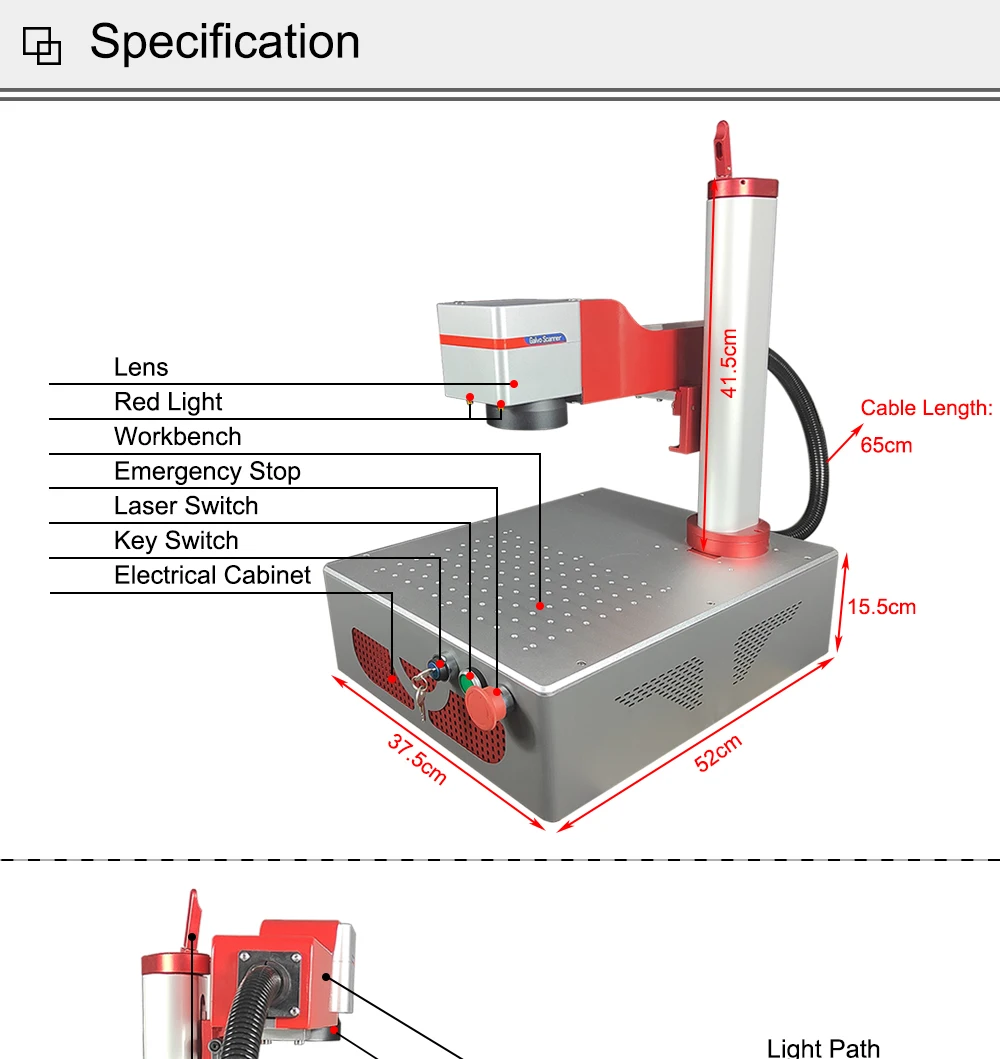 Hunst Metal Laser Marking Machine with JPT Raycus Max Source 20W 30W Foldable Mini Fiber Laser Engraver for DIY Marking Gift Hunst Metal Laser Marking Machine with JPT Raycus Max Source 20W 30W Foldable Mini Fiber Laser Engraver for DIY Marking Gift