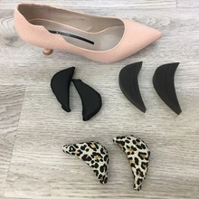 1 пара Губка для передней части стопы вставка для носка заглушка для половинной части стопы Подушка против боли Нескользящая Передняя верхняя часть наполнитель обуви Регулировка стелька с высоким каблуком