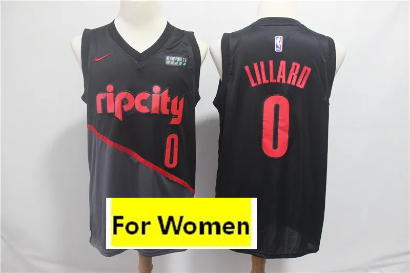 5 Сезон Женский baskeball Портленд#0 Damian Lillard#3 c. J. McCollum Майки - Цвет: 5
