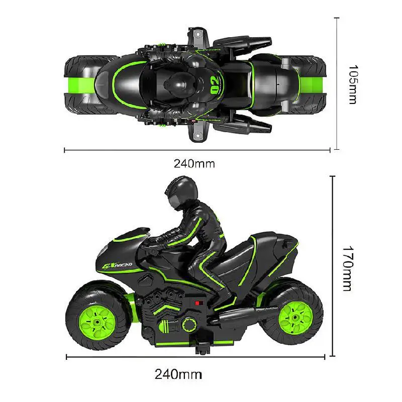 Детский мотоцикл Rc игрушка электрический пульт дистанционного управления мини мотоцикл 2,4 ГГц гоночная скорость 10 км/ч мотоцикл детские игрушки
