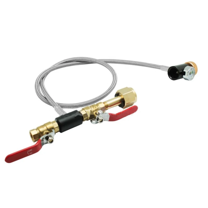 SodaStream Tank Club High Pressure Hose CO&sup2; Cylinder Refill Adapter W/ Gauge 