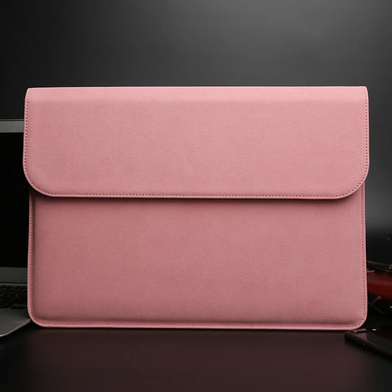 Матовая магнитная пряжка ПУ сумка для ноутбука Macbook Pro Xiaomi 13 Чехол Air 11 12 retina 2018