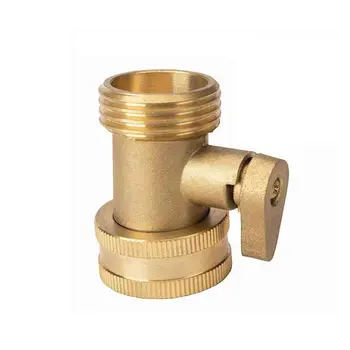 

3/4 Inch Garden Hose Shut Off Ball Valves Water Pipe Faucet Connector Tool Yard Garden LBShipping